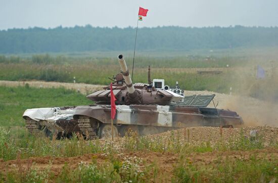 Tank Biathlon Stage 1: Individual race. Day One
