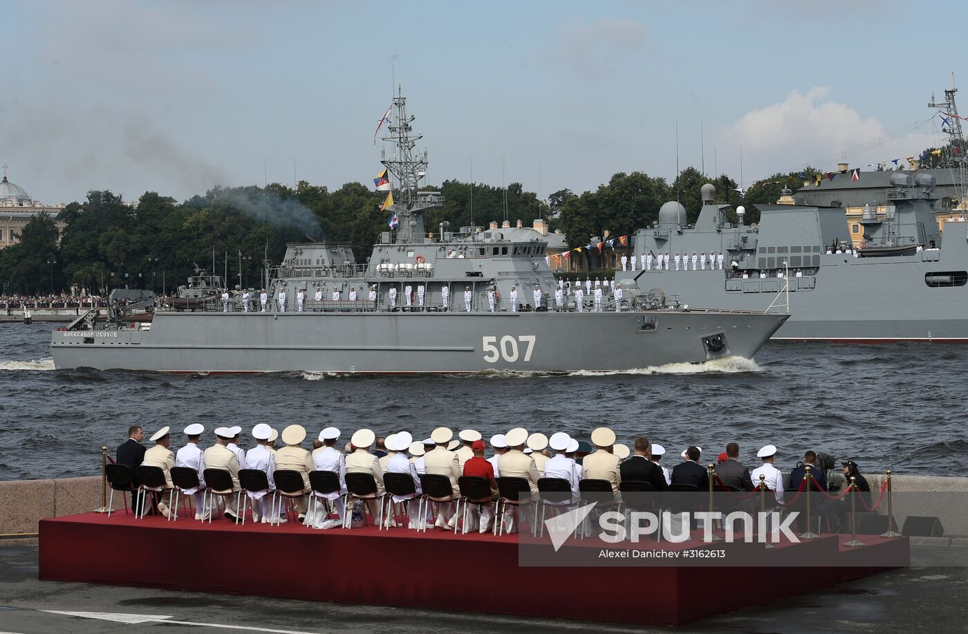 Navy Day celebrations in St. Petersburg