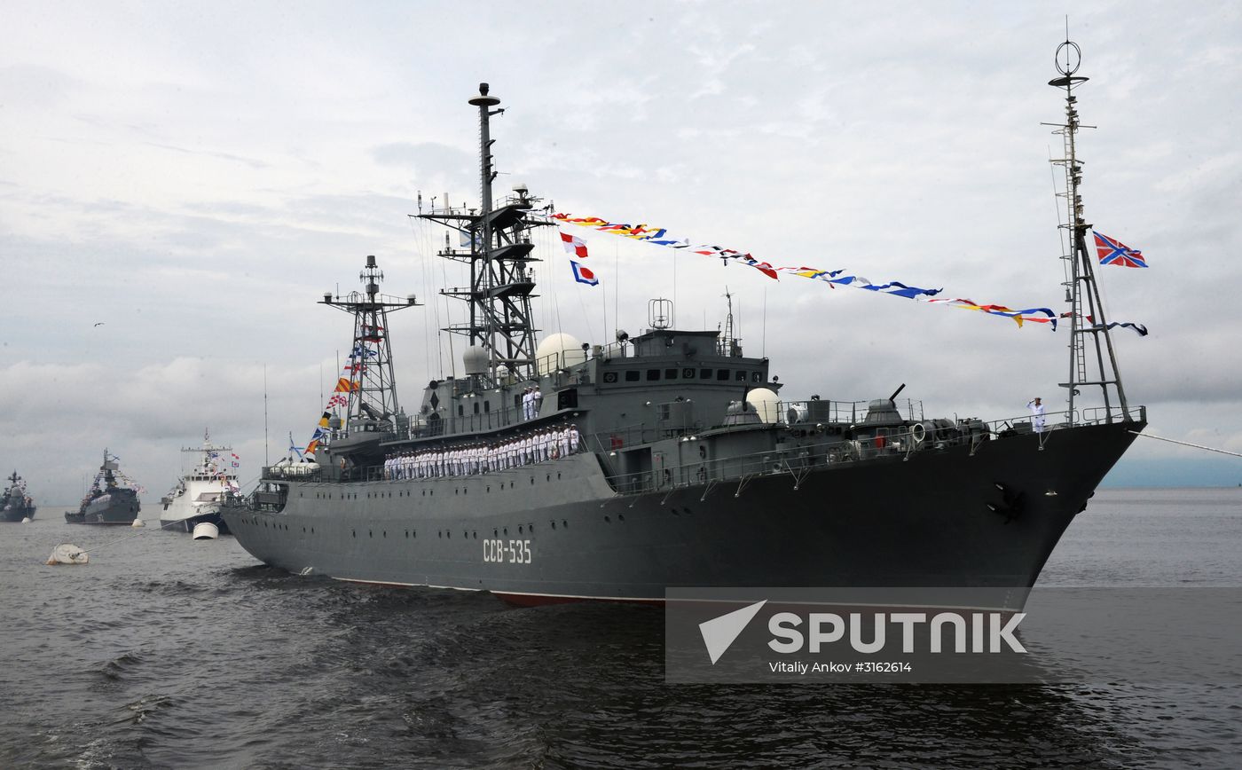 Navy Day celebrations in Russian cities