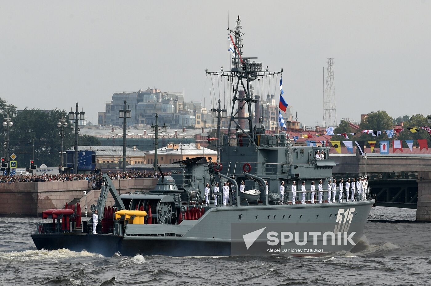 Navy Day celebrations in St. Petersburg