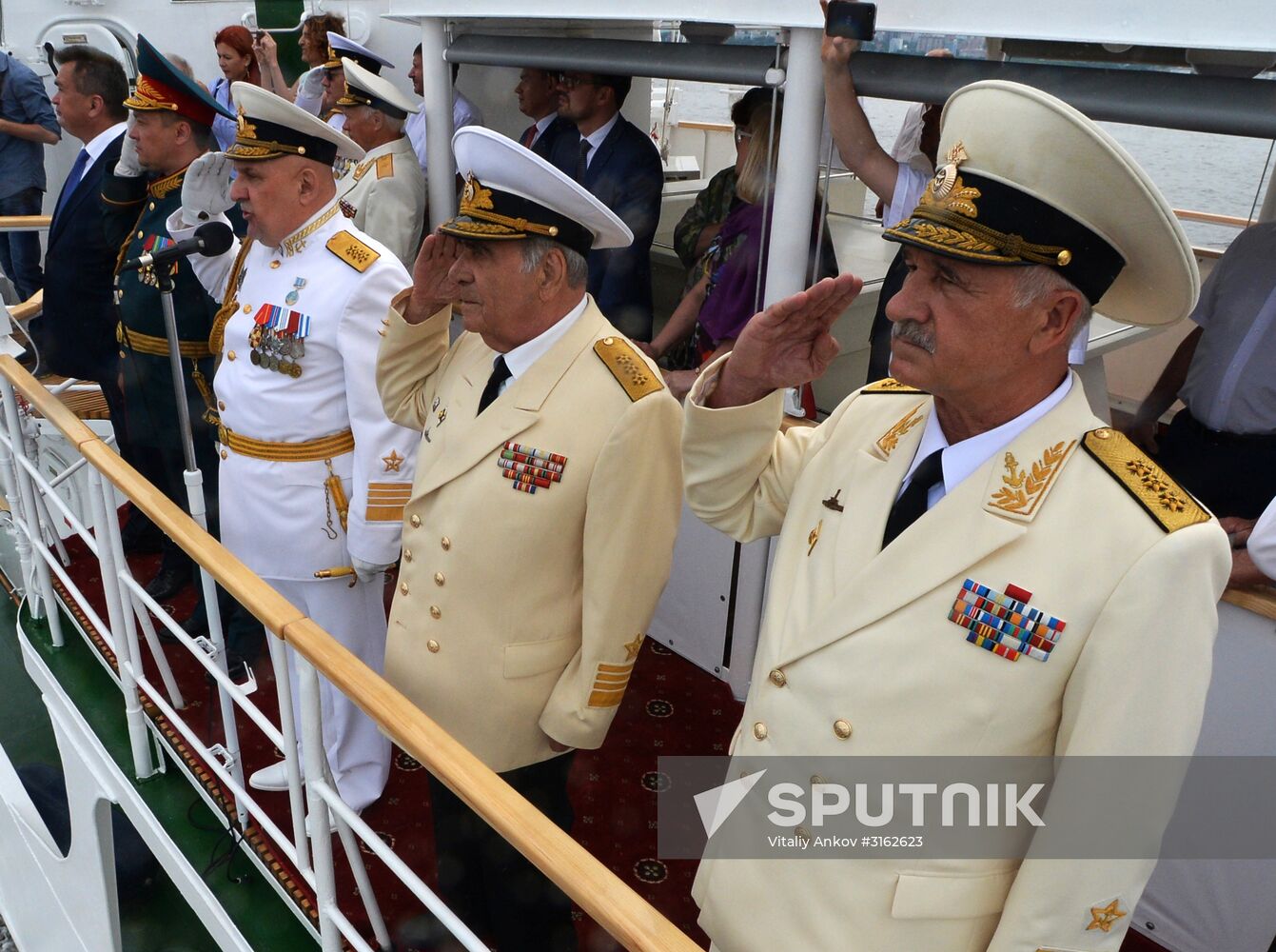 Navy Day celebrations in Russian cities