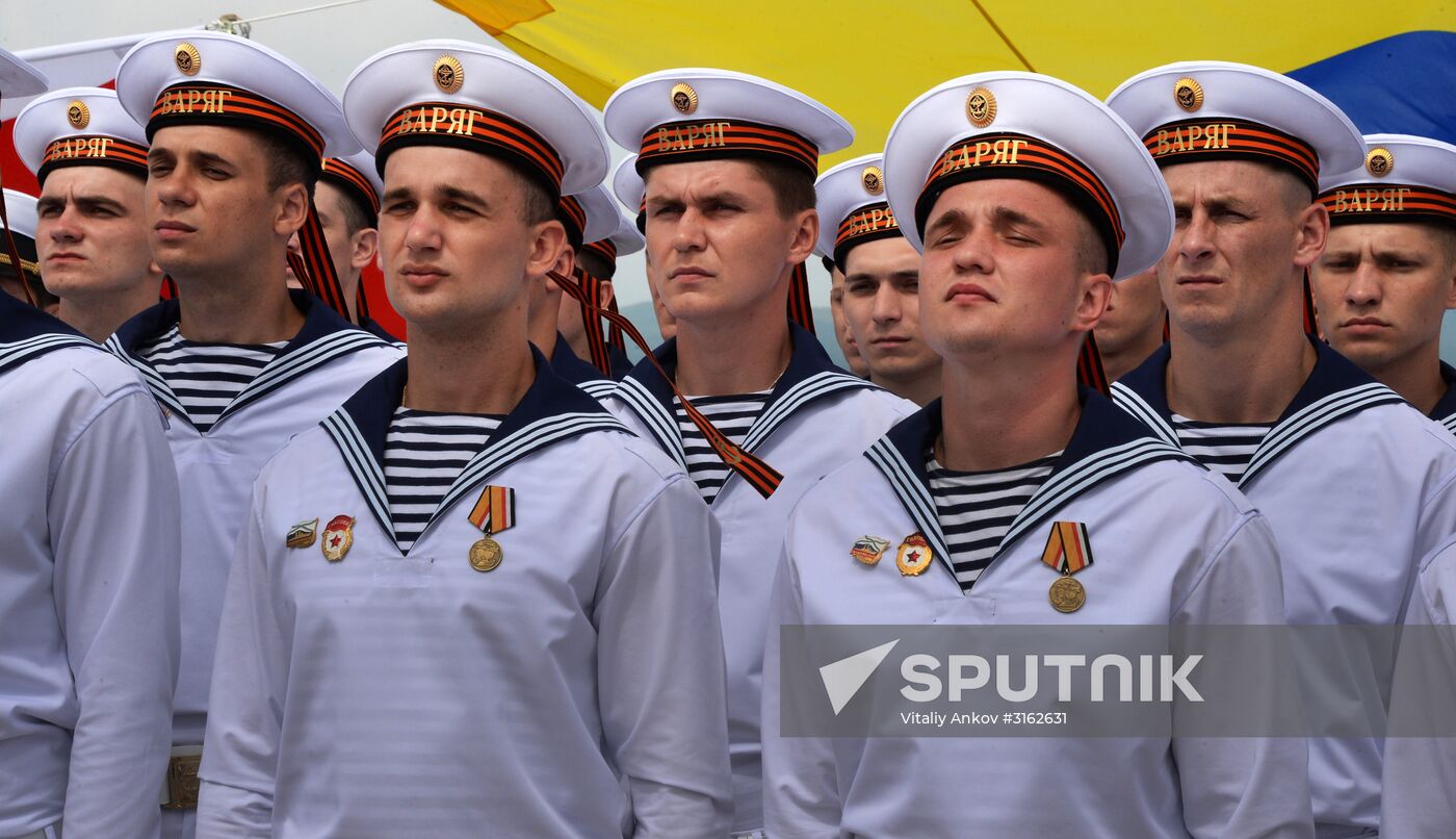 Navy Day celebrations in Russian cities