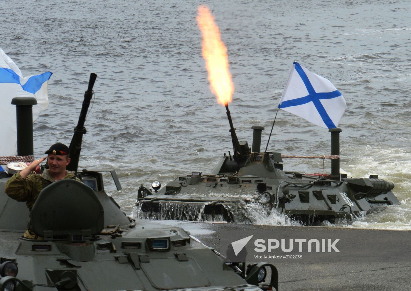 Navy Day celebrations in Russian cities
