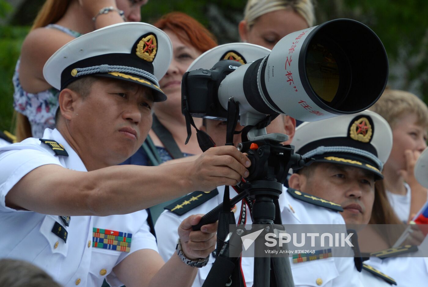 Navy Day celebrations in Russian cities