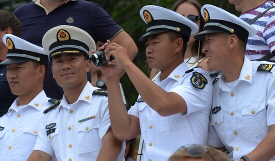 Navy Day celebrations in Russian cities