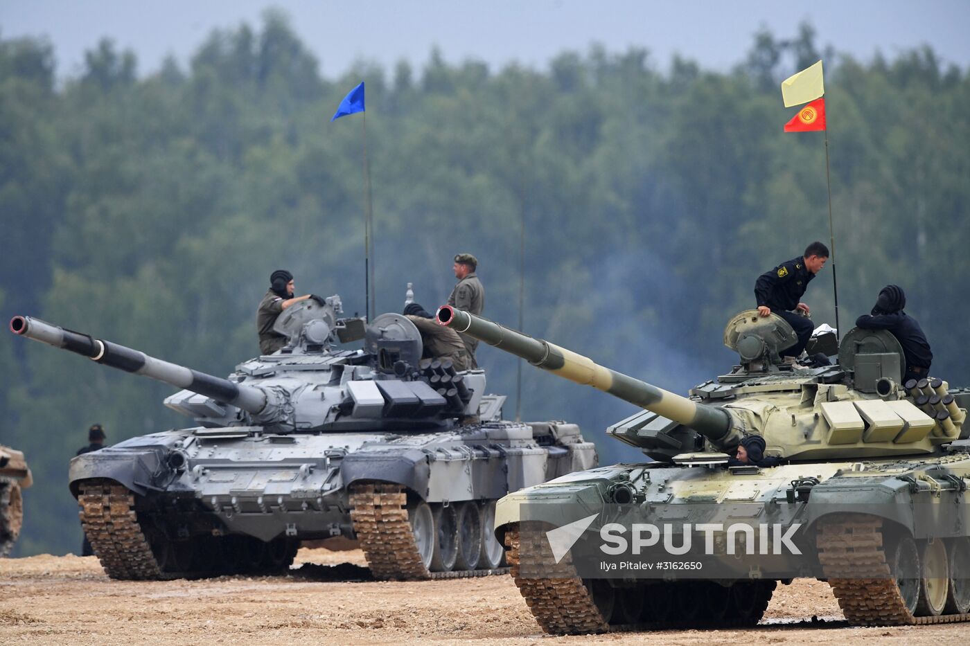 Tank Biathlon Stage 1: Individual race. Day One