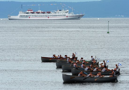 Navy Day celebrations in Russian cities