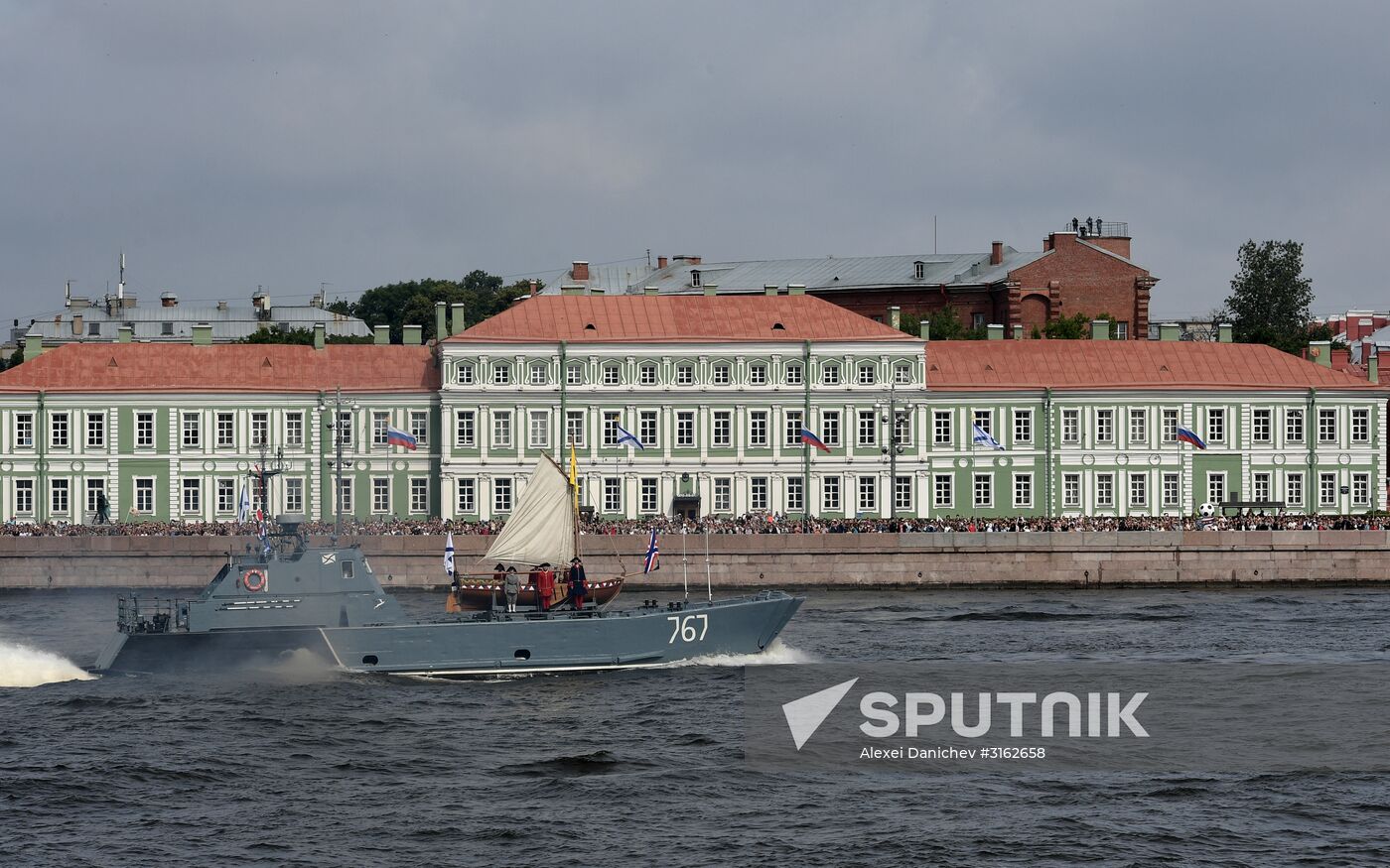 Navy Day celebrations in St. Petersburg