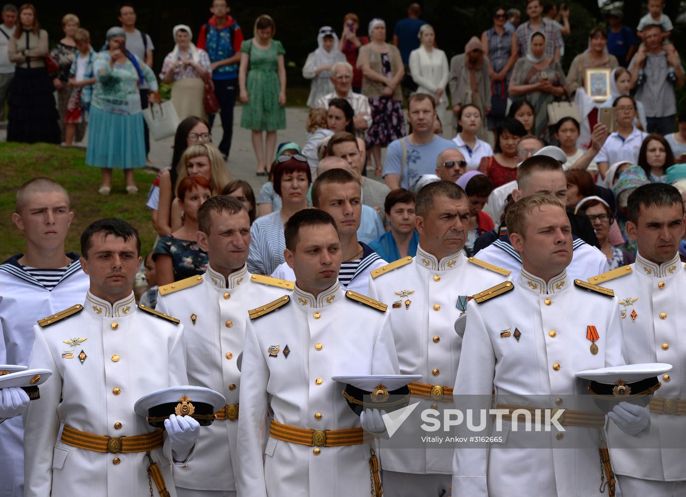 Navy Day celebrations in Russian cities