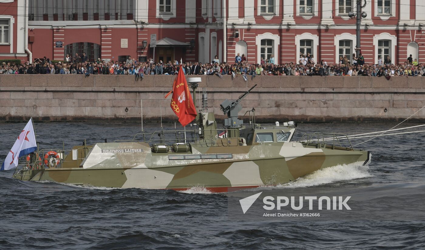 Navy Day celebrations in St. Petersburg