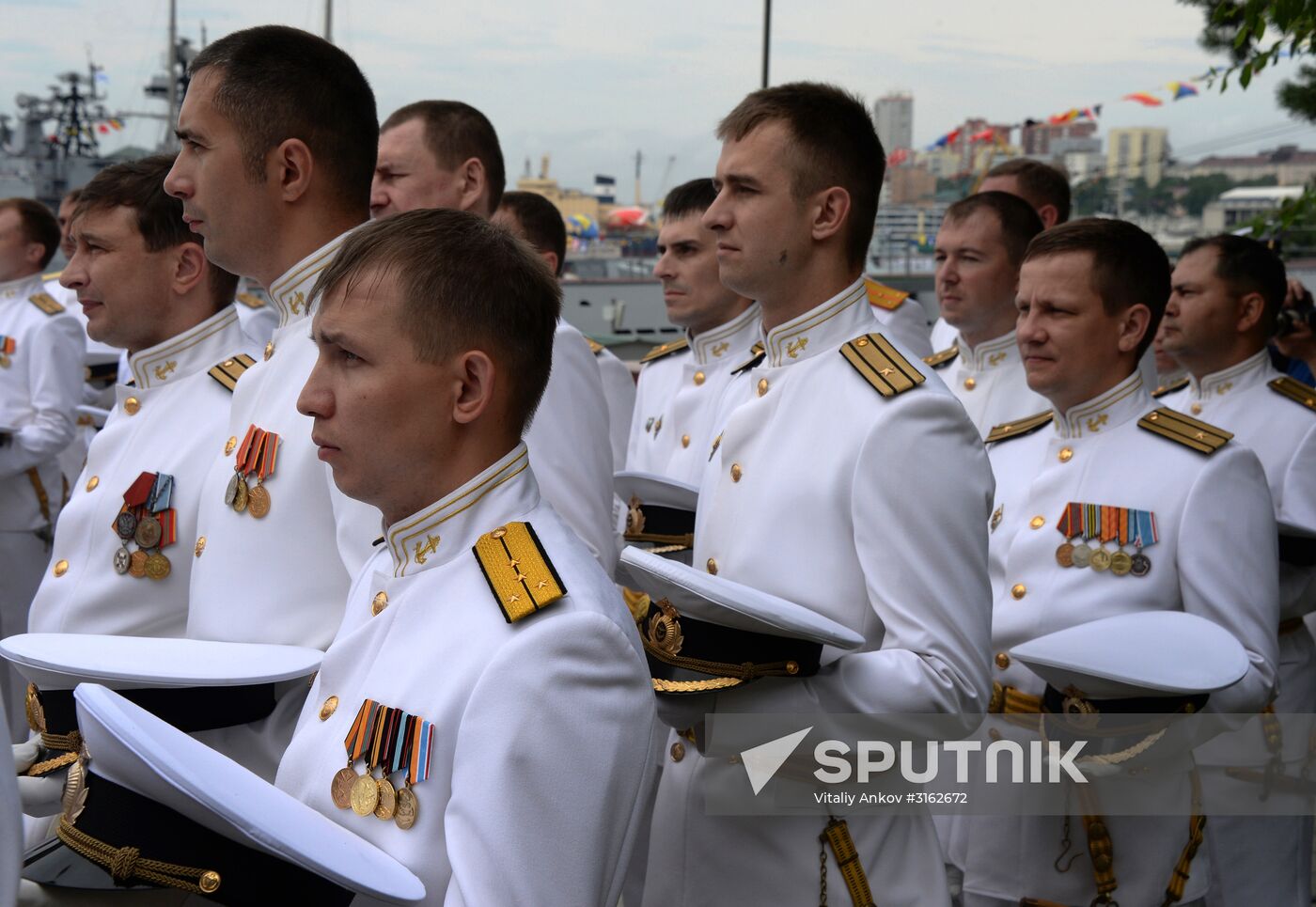 Navy Day celebrations in Russian cities
