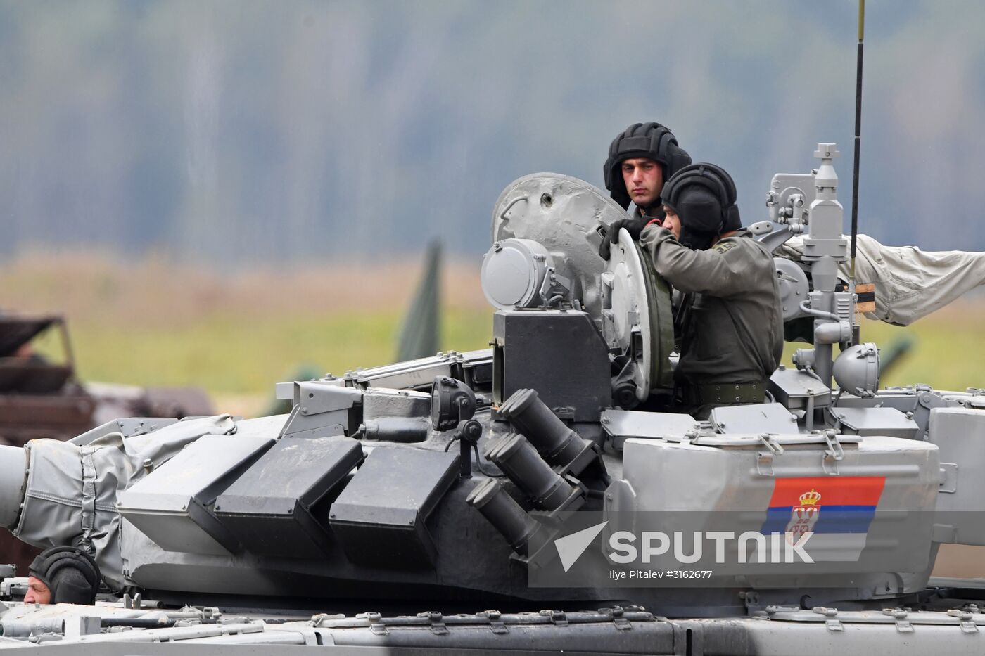 Tank Biathlon Stage 1: Individual race. Day One