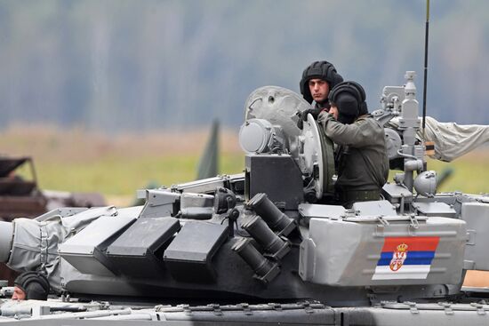 Tank Biathlon Stage 1: Individual race. Day One