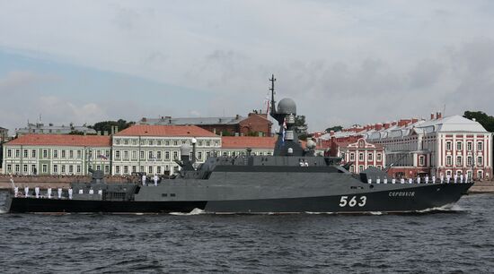Navy Day celebrations in St. Petersburg