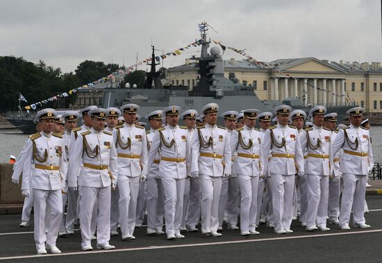 Navy Day celebrations in St. Petersburg
