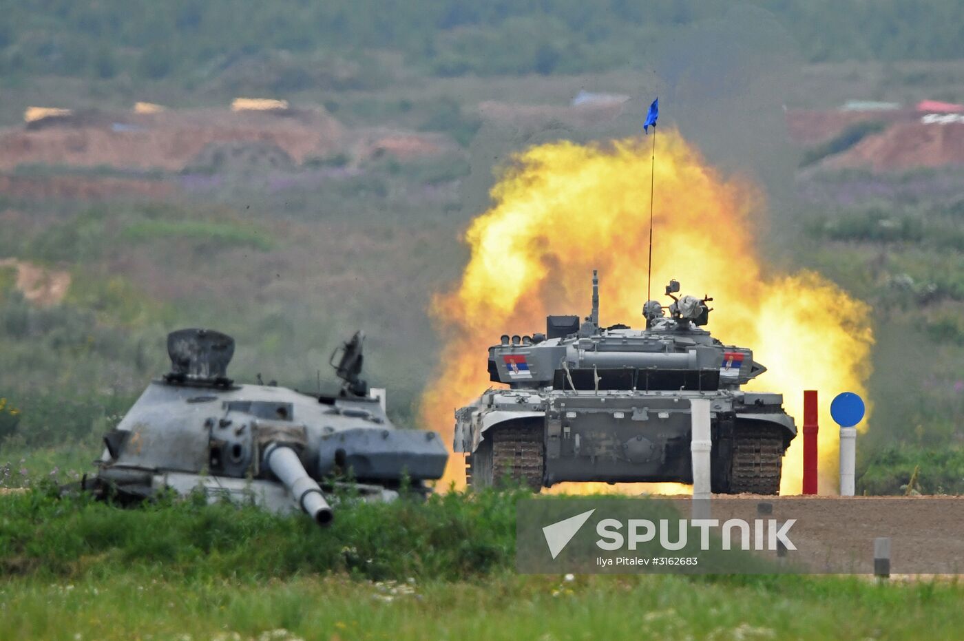 Tank Biathlon Stage 1: Individual race. Day One