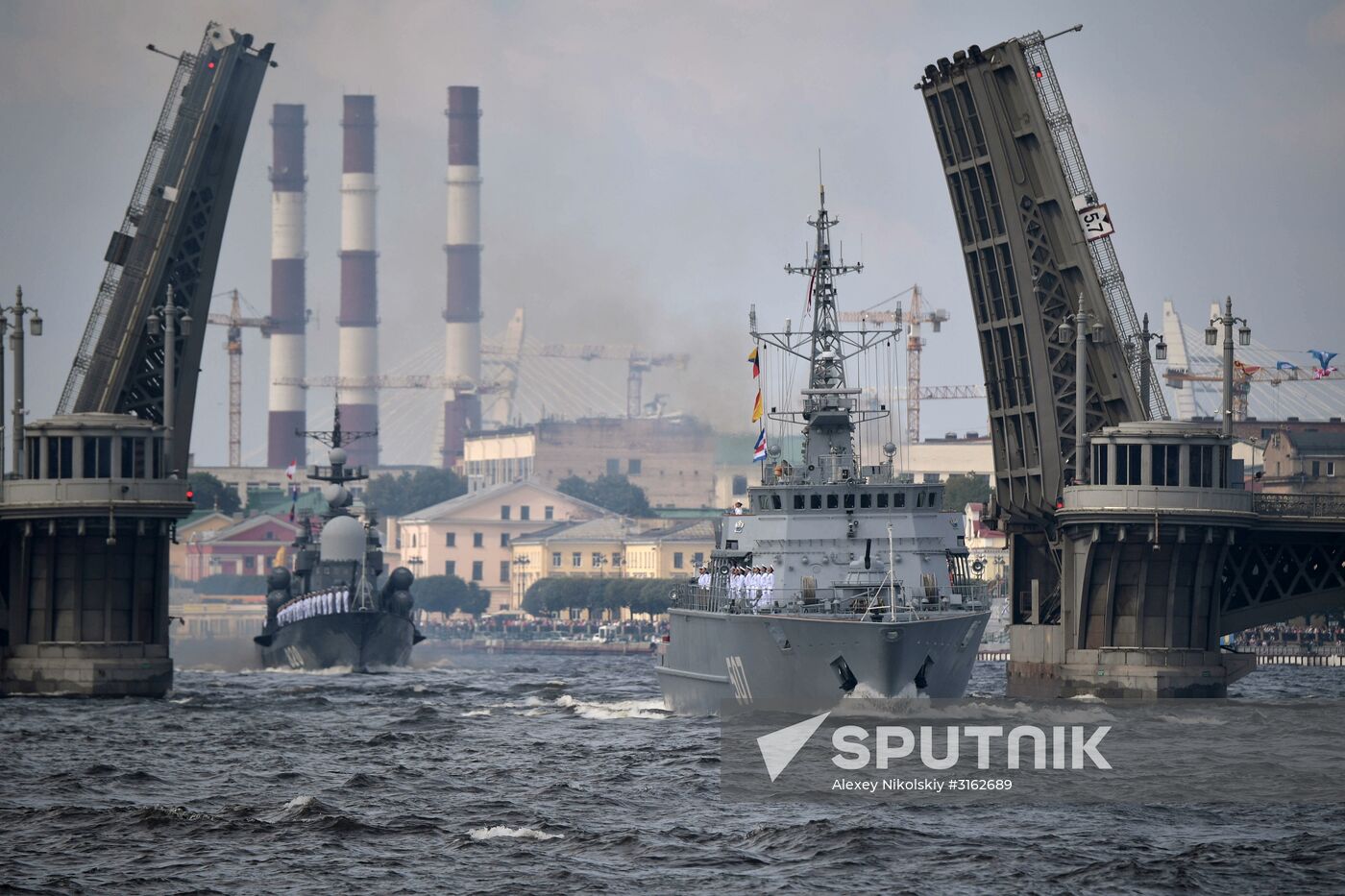 Navy Day celebrations in St. Petersburg