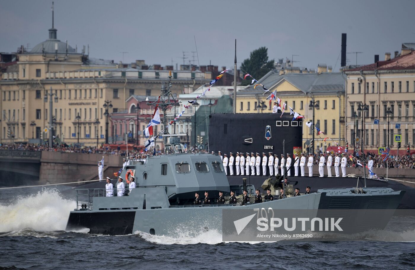 Navy Day celebrations in St. Petersburg