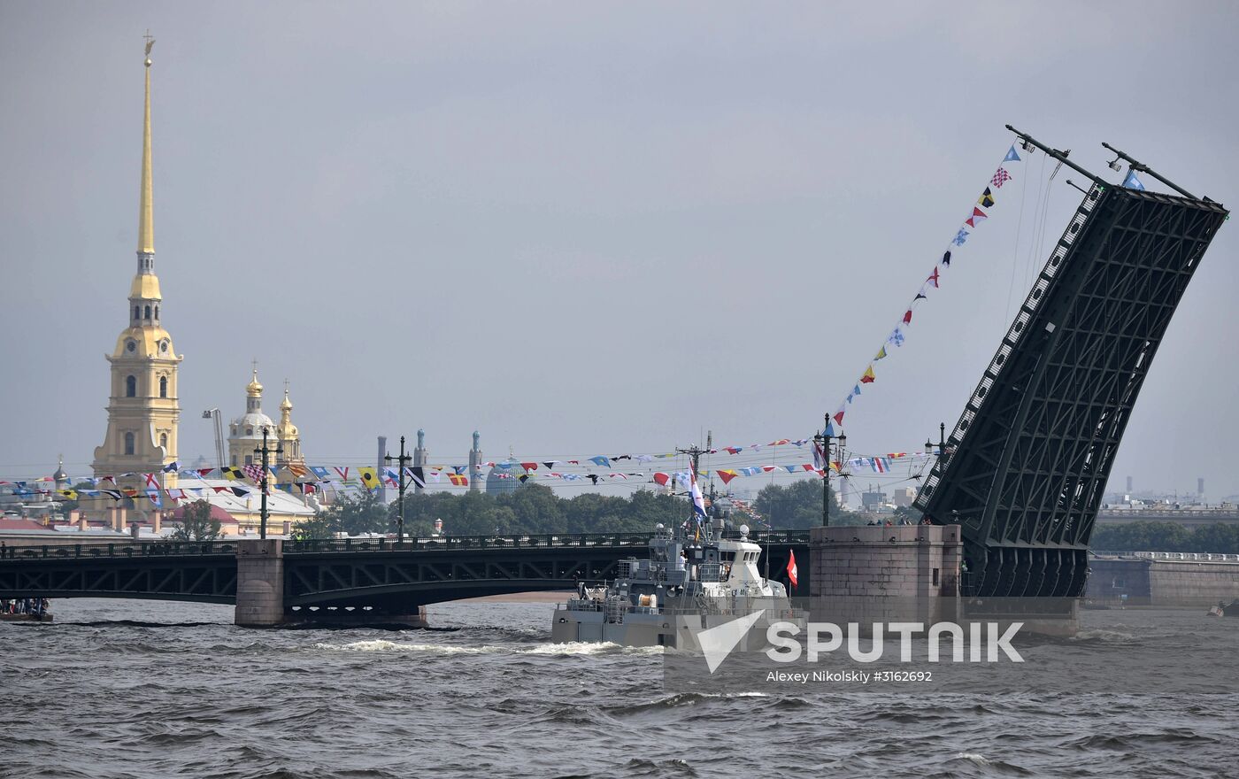 Navy Day celebrations in St. Petersburg