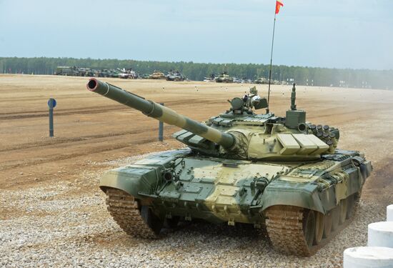 Tank Biathlon Stage 1: Individual race. Day One