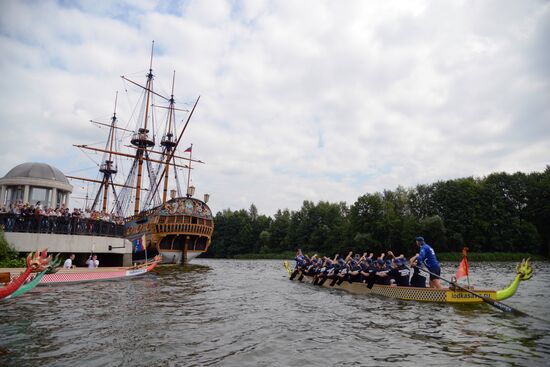 Navy Day celebrations in Russian cities