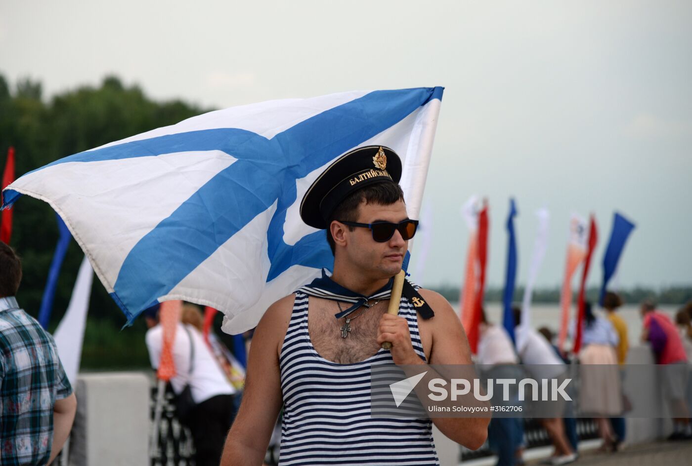 Navy Day celebrations in Russian cities