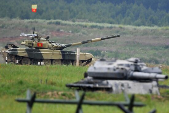 Tank Biathlon Stage 1: Individual race. Day One