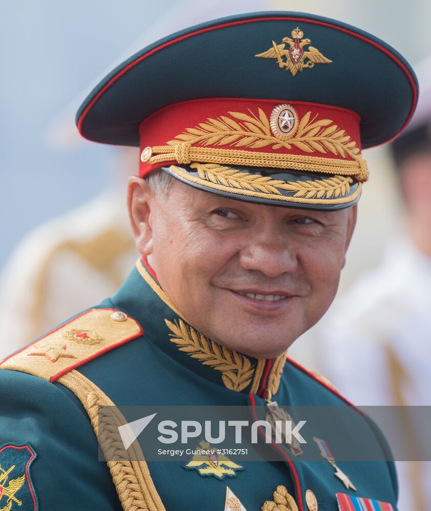 President Putin takes part in Navy Day celebrations