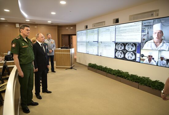 President Putin takes part in Navy Day celebrations