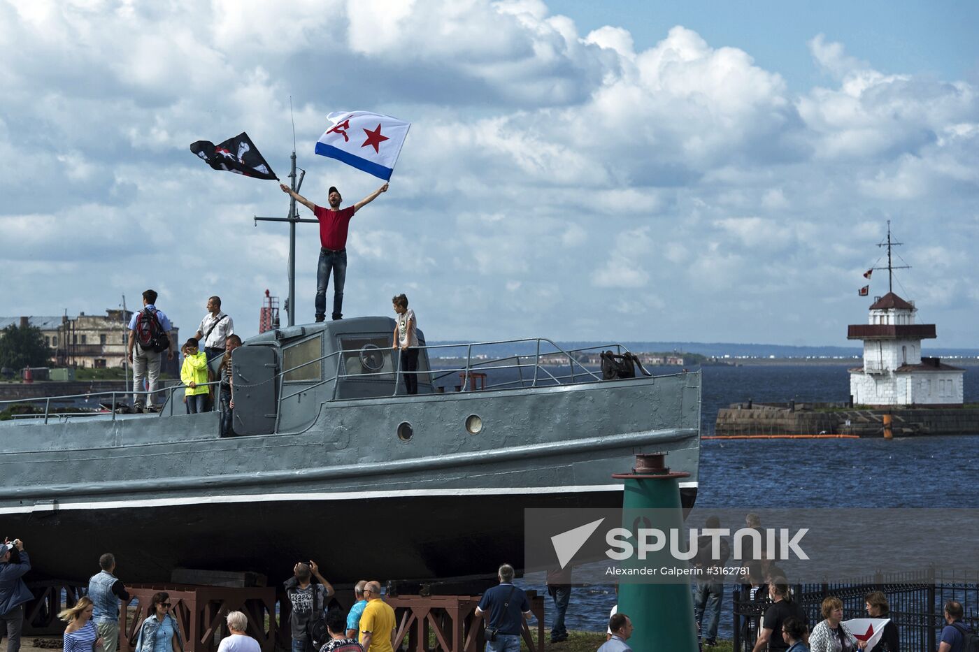 Navy Day celebrations in Russian cities