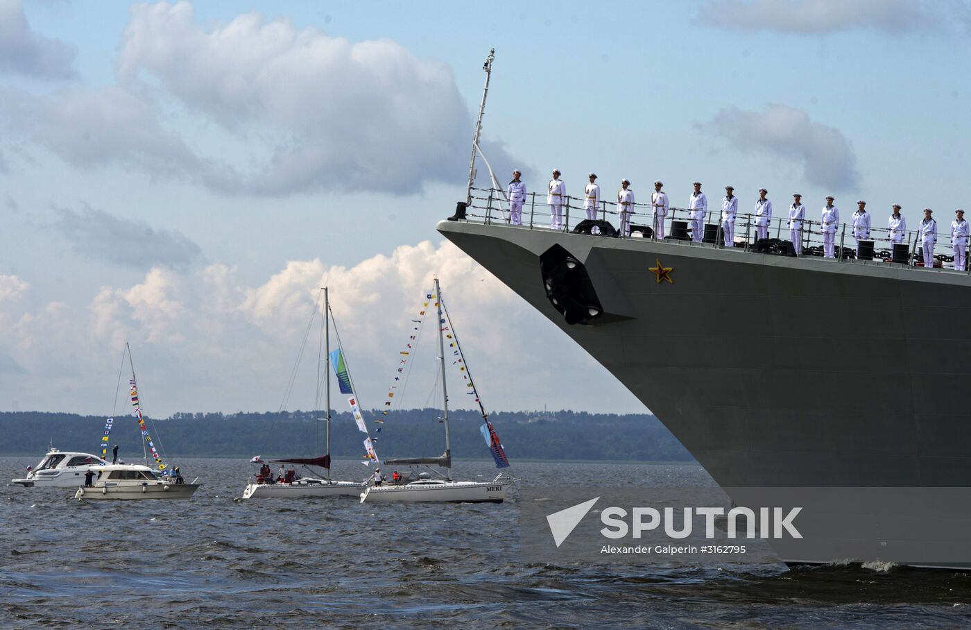 Navy Day celebrations in Russian cities