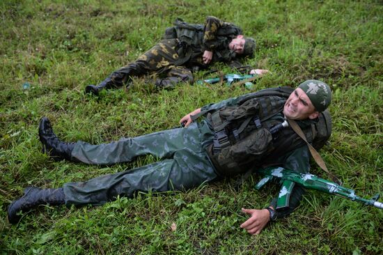 Ceremony to kick off Army Scout Masters competition in Novosibirsk Region