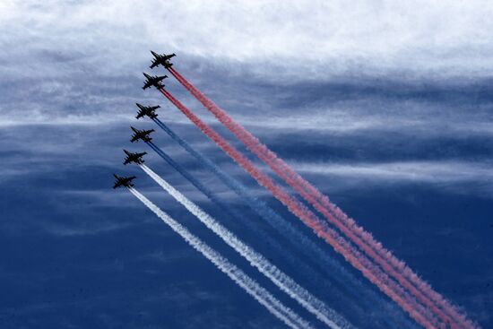 Navy Day celebrations in Russian cities