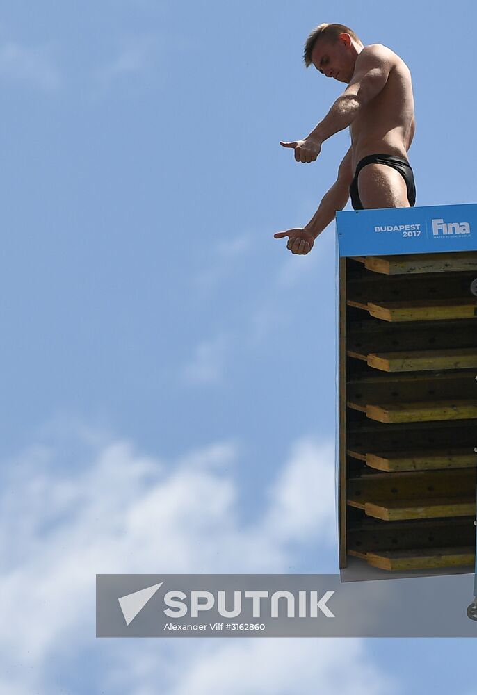 17th FINA World Championships. High diving. Men