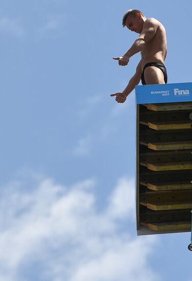 17th FINA World Championships. High diving. Men