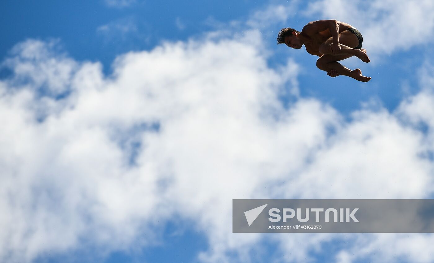 17th FINA World Championships. High diving. Men