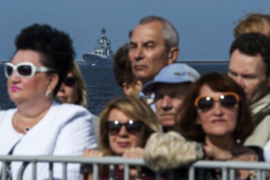 Navy Day celebrations in Russian cities