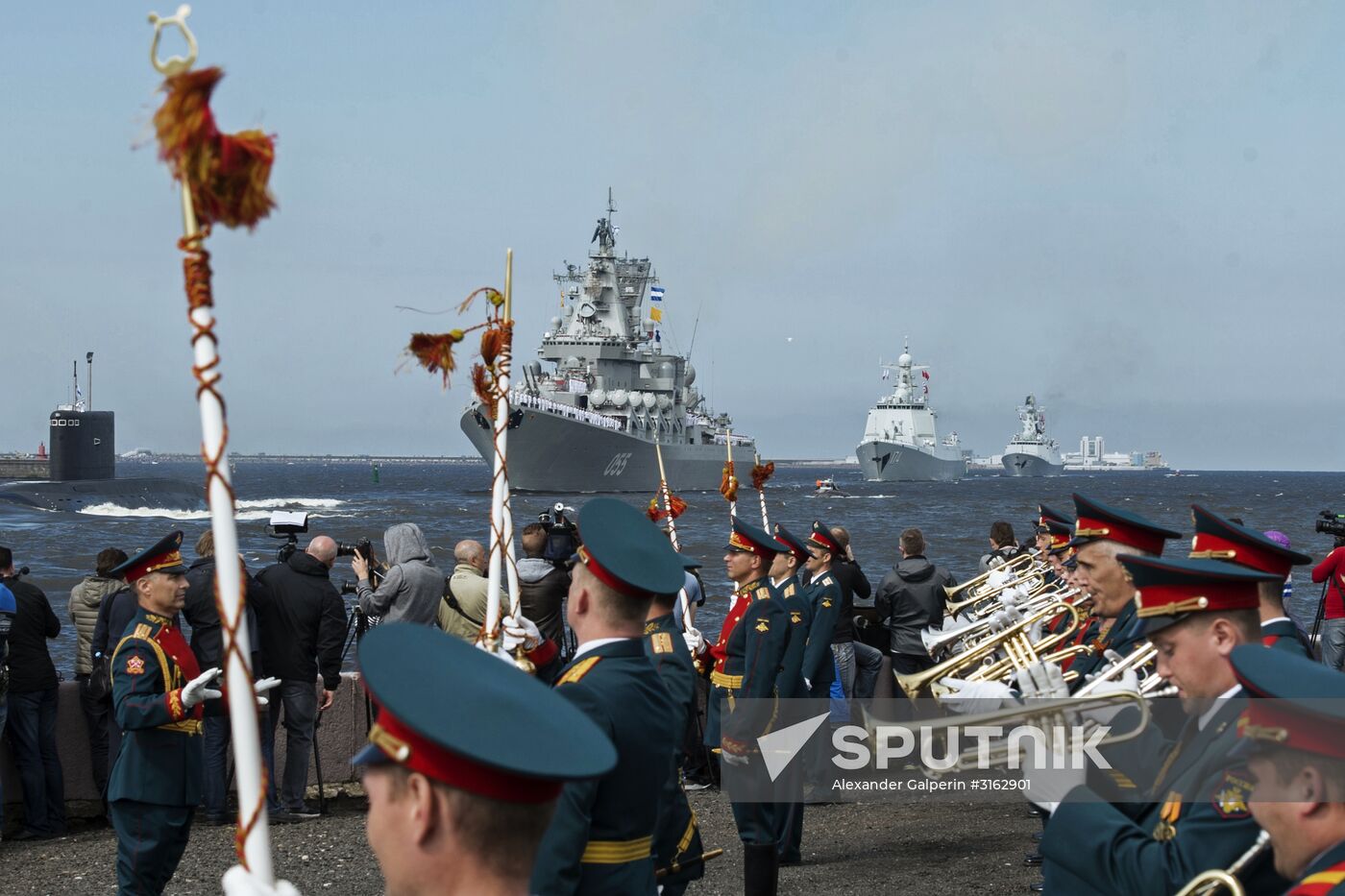 Navy Day celebrations in Russian cities