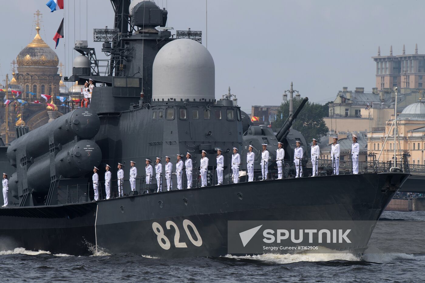 Navy Day celebrations in St. Petersburg