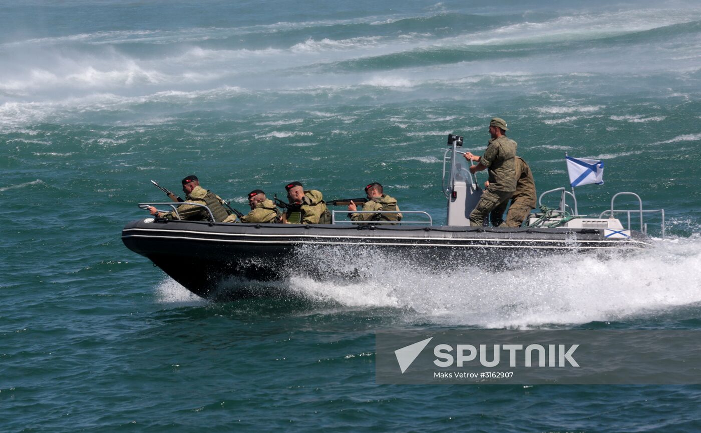 Navy Day celebrations in Russian cities
