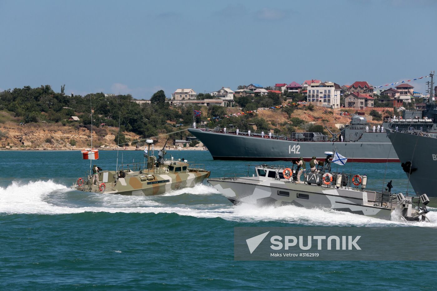 Navy Day celebrations in Russian cities