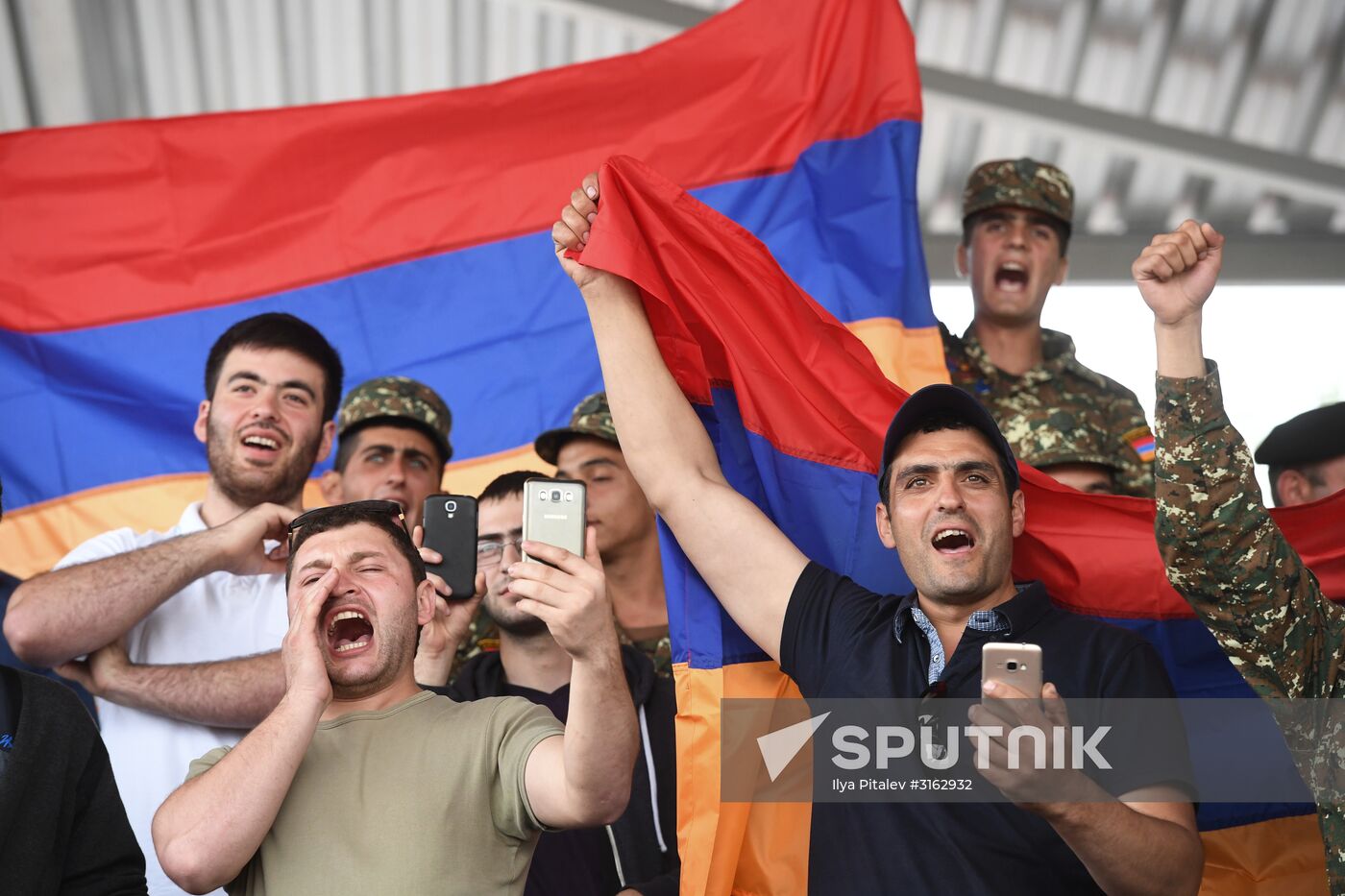 Individual event, the first stage of the Tank Biathlon competition. Day One.