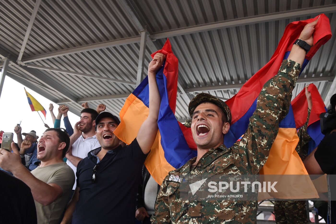 Individual event, the first stage of the Tank Biathlon competition. Day One.