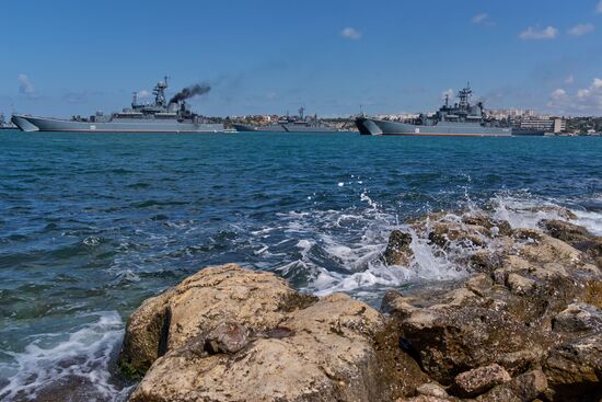 Navy Day celebrations in Russian cities