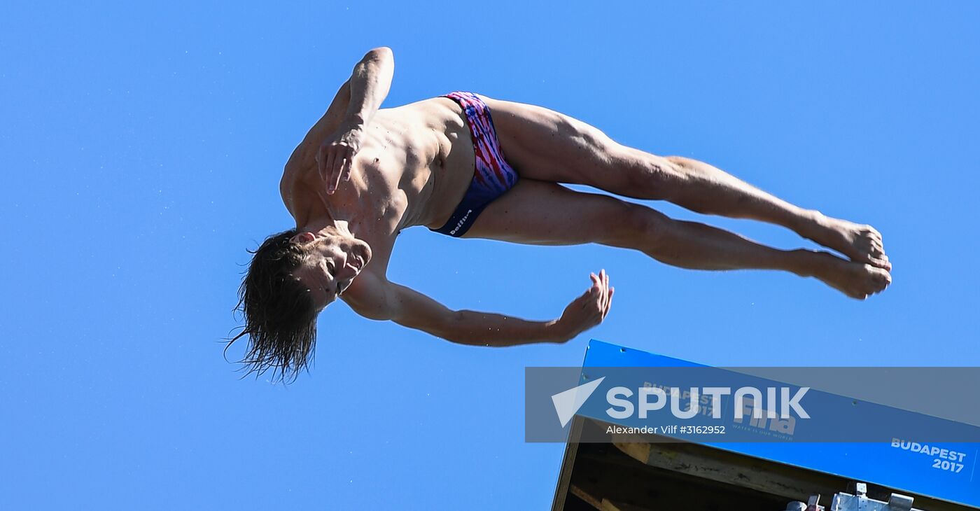 17th FINA World Championships. High diving. Men