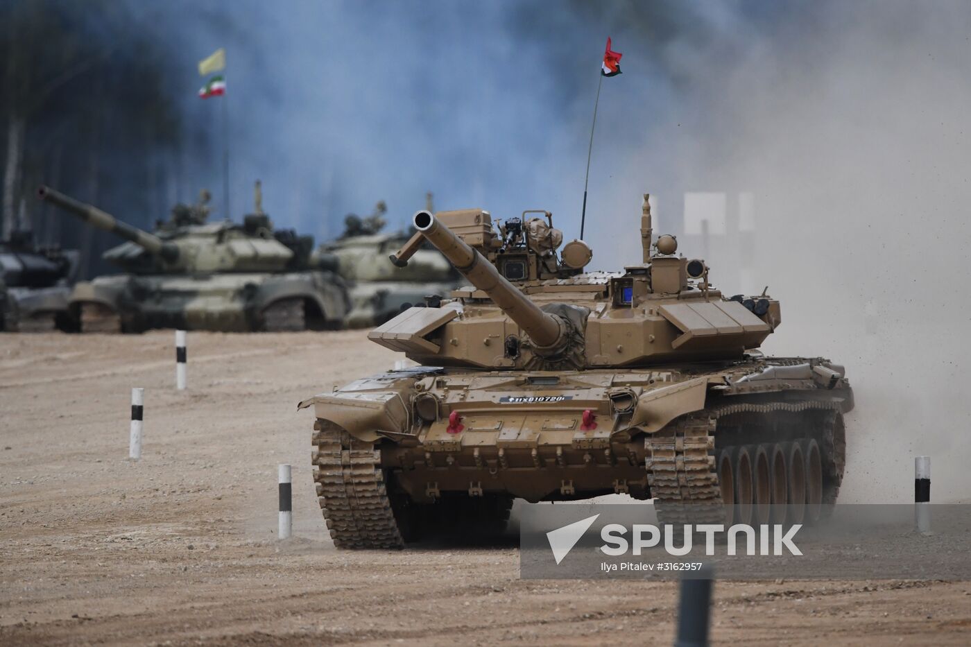 Tank Biathlon Stage 1: Individual race. Day One