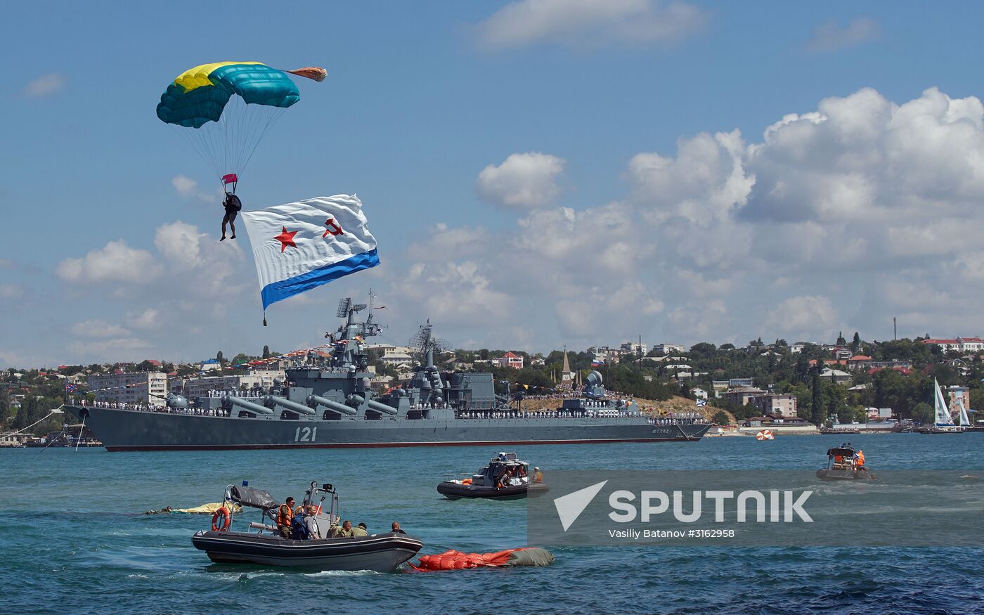 Navy Day celebrations in Russian cities