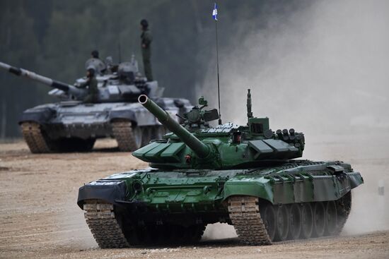 Tank Biathlon Stage 1: Individual race. Day One