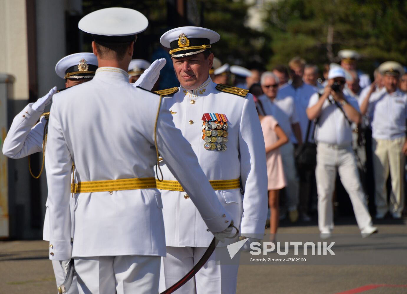 Navy Day celebrations in Russian cities