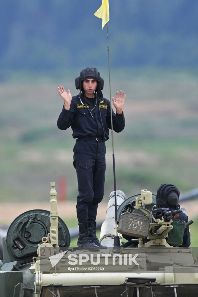 Tank Biathlon Stage 1: Individual race. Day One